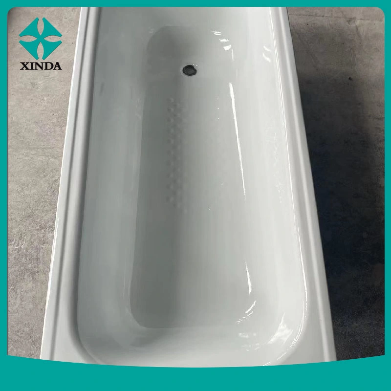 Manufacturer White Bathroom Modern Bathroom Freestanding Bathroom Enamel Steel Bathtub New Product