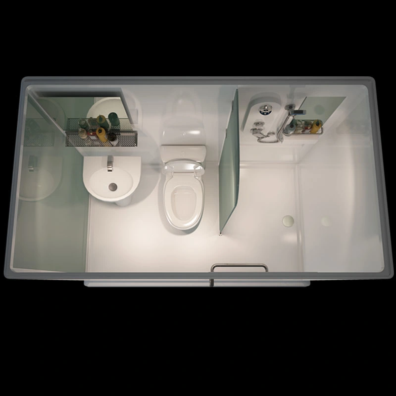 Luxury Portable Prefab Sanitary Bathroom Modular Portable Mobile Toilets Shower Cabin