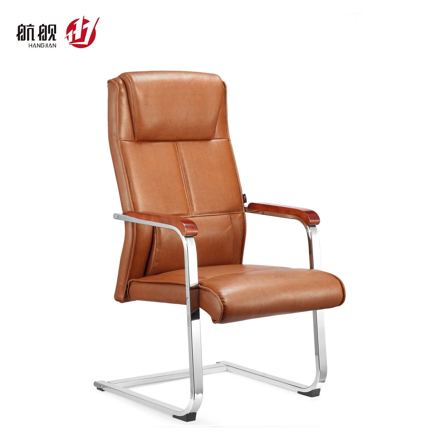 High quality/High cost performance  Black Meeting Room Office Chair No Wheel Office Furniture