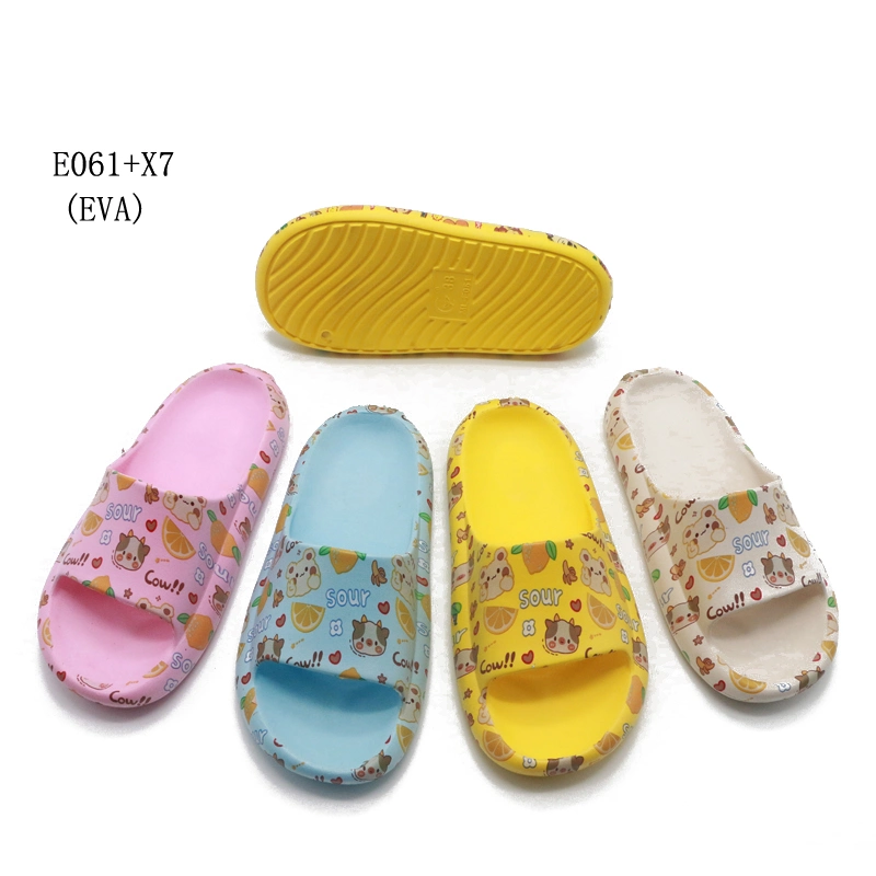 OEM Female Summer EVA Slippers Flat Non-Slip Soft Lady Shoes Indoor Home Women Slippers