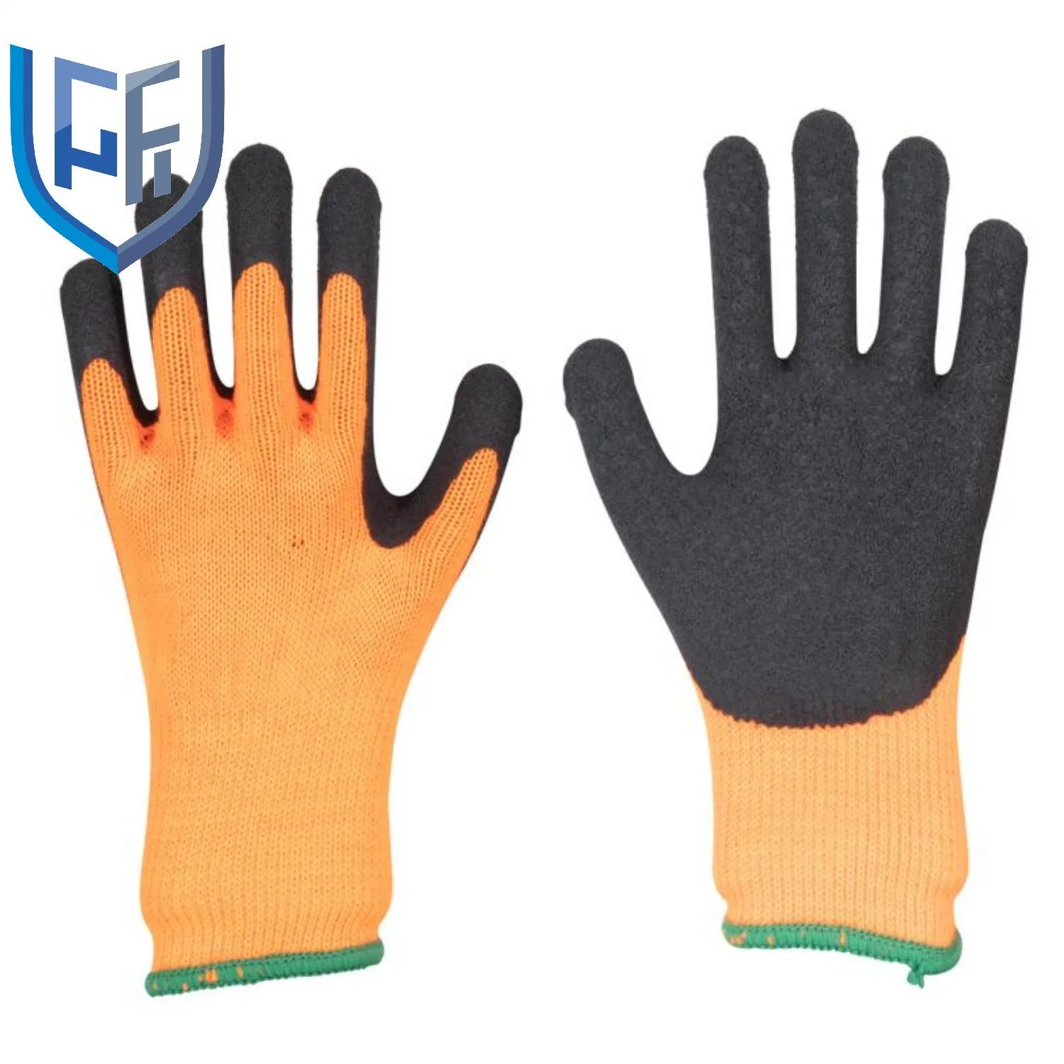 Wholesale Wholesale 10g Knitted Winter Acrylic Warm Useful Knit Work with Latex Foam Palm Gloves with Latex Coating