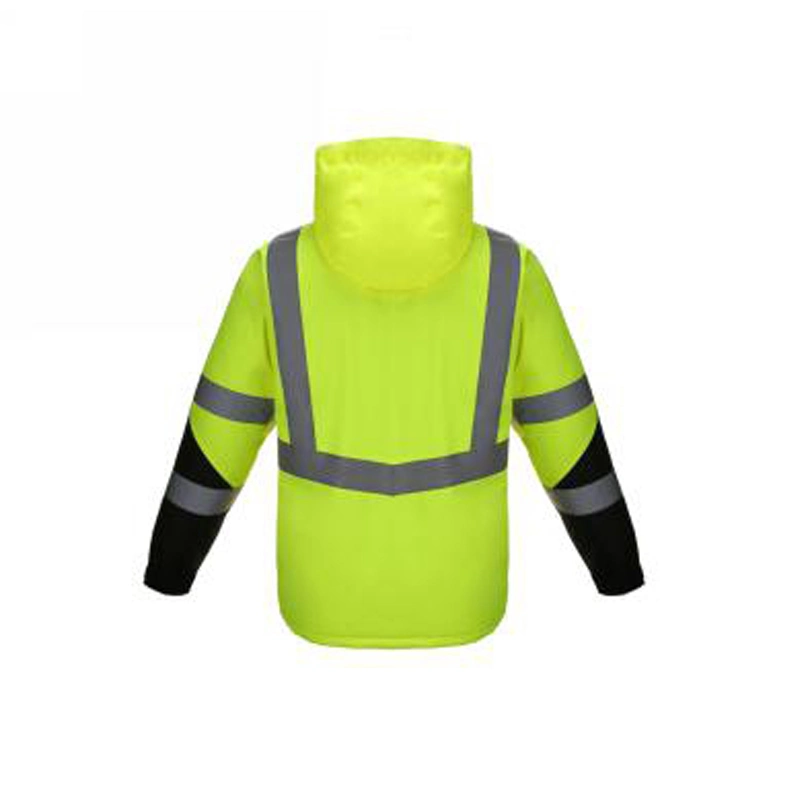 Привет к отражающей куртку зимой Poliz безопасности носят военную форму одежды