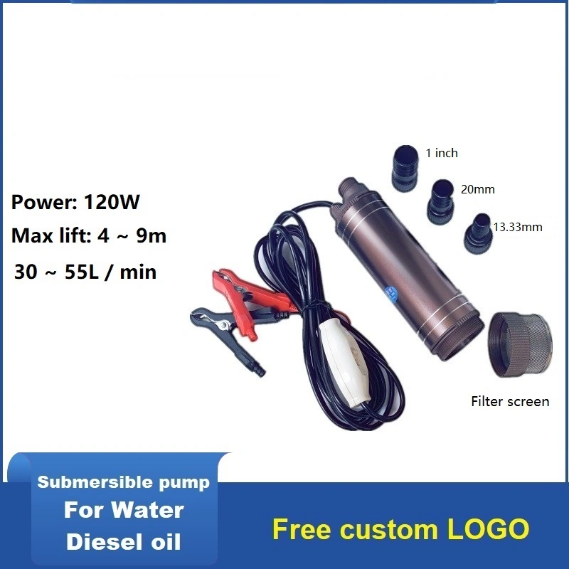 Submersible Pump Flower Watering DC Fuel Dispenser Electric 12V Low Flow Water