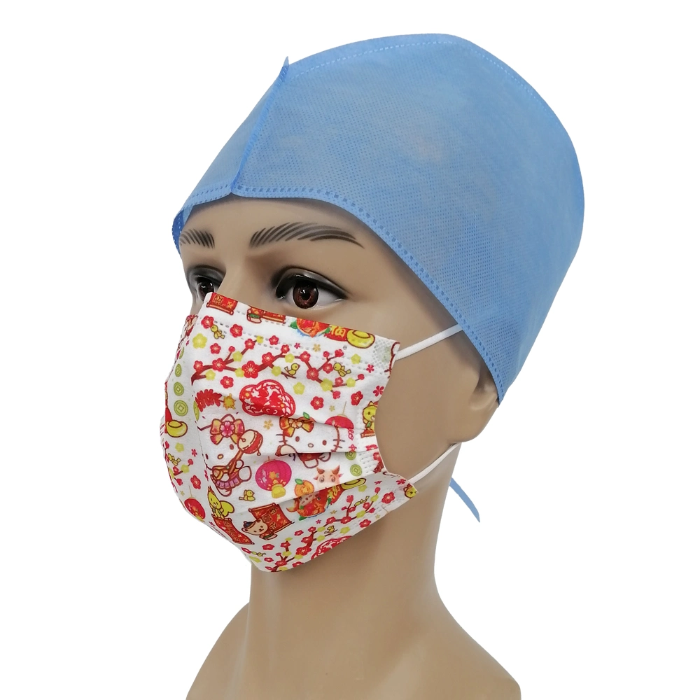 Non Woven 3 Layer Disposable Laboratory Face Mask with CE