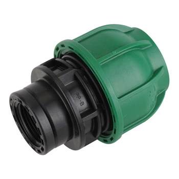 Round Internal Thread Plastic Turkish Type PP Irriplast Pn10 HDPE Compression Fittings