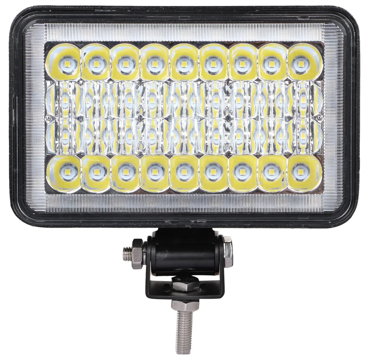 Lmusonu New 5.0 Inch 30W 5154p LED Flood Light Work Lamp High Low Beam with DRL Light and RGB Ring