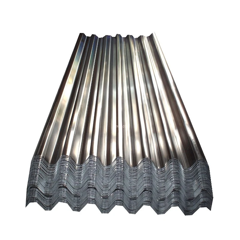 Chapa de acero galvanizado de alta calidad corrugada Gi/ Chapa galvanizada de techo Precio del metal