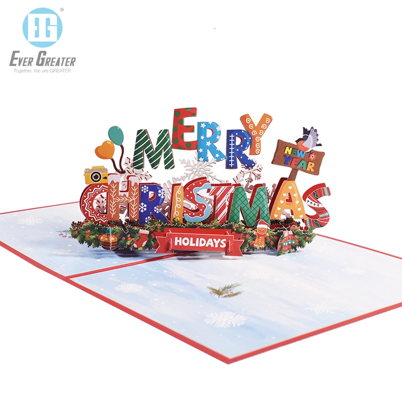 3D Design Pop up Christmas Greeting Card Gift Cards