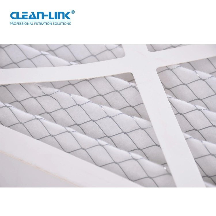 Estructura de cartón de aluminio Clean-Link plisada filtros Filtro de Aire Limpio producto