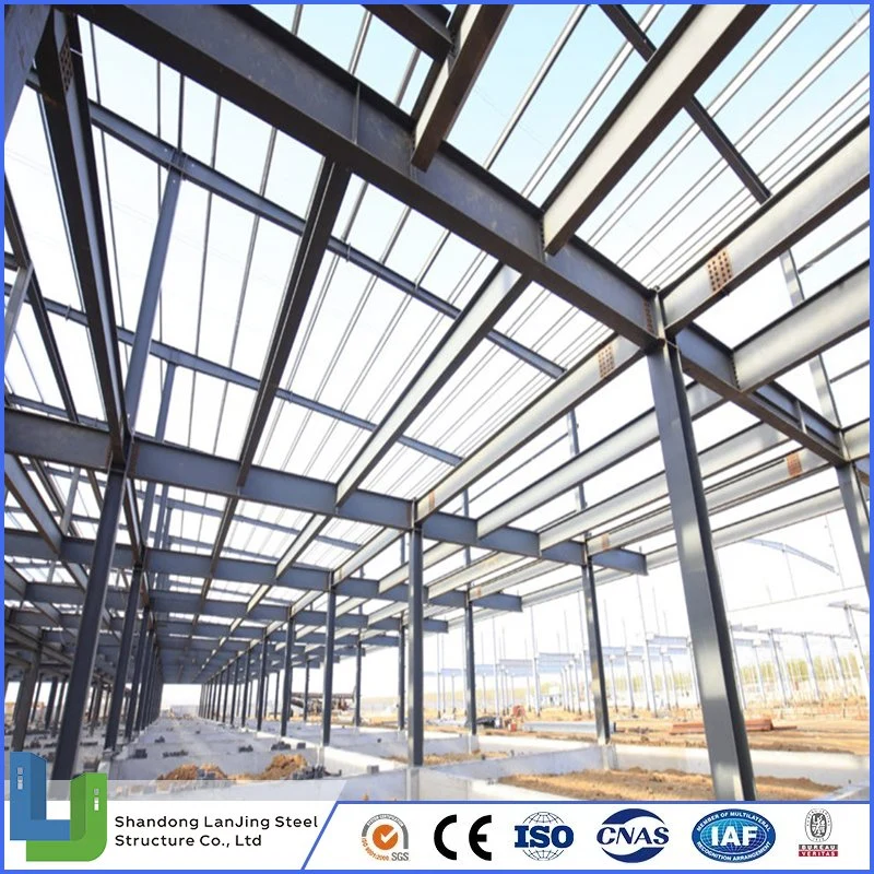 Prefab Light Steel Structure Prefabriacted Warehouse Workshop Building with CE Approved Certification