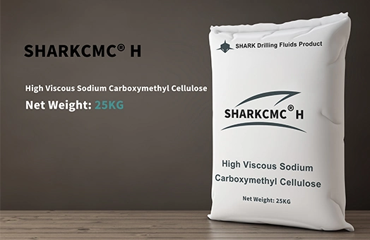 Sharkcmc H Technical-Grade High-Viscosity Sodium Carboxymethyl Cellulose Drilling Fluid Additive