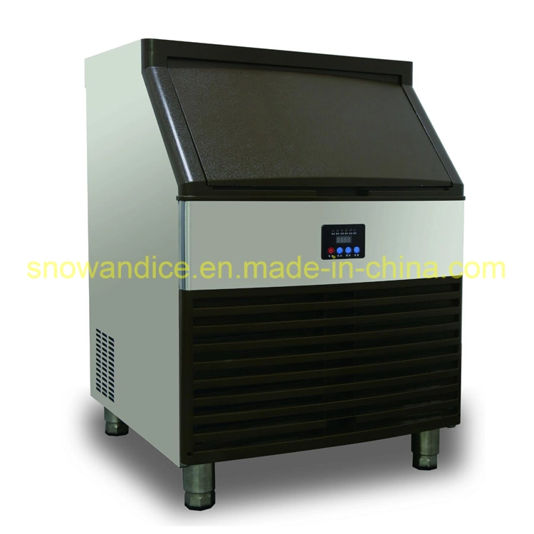 120kg Vertical Ice Machine Western Restaurant Ice Cube Maker