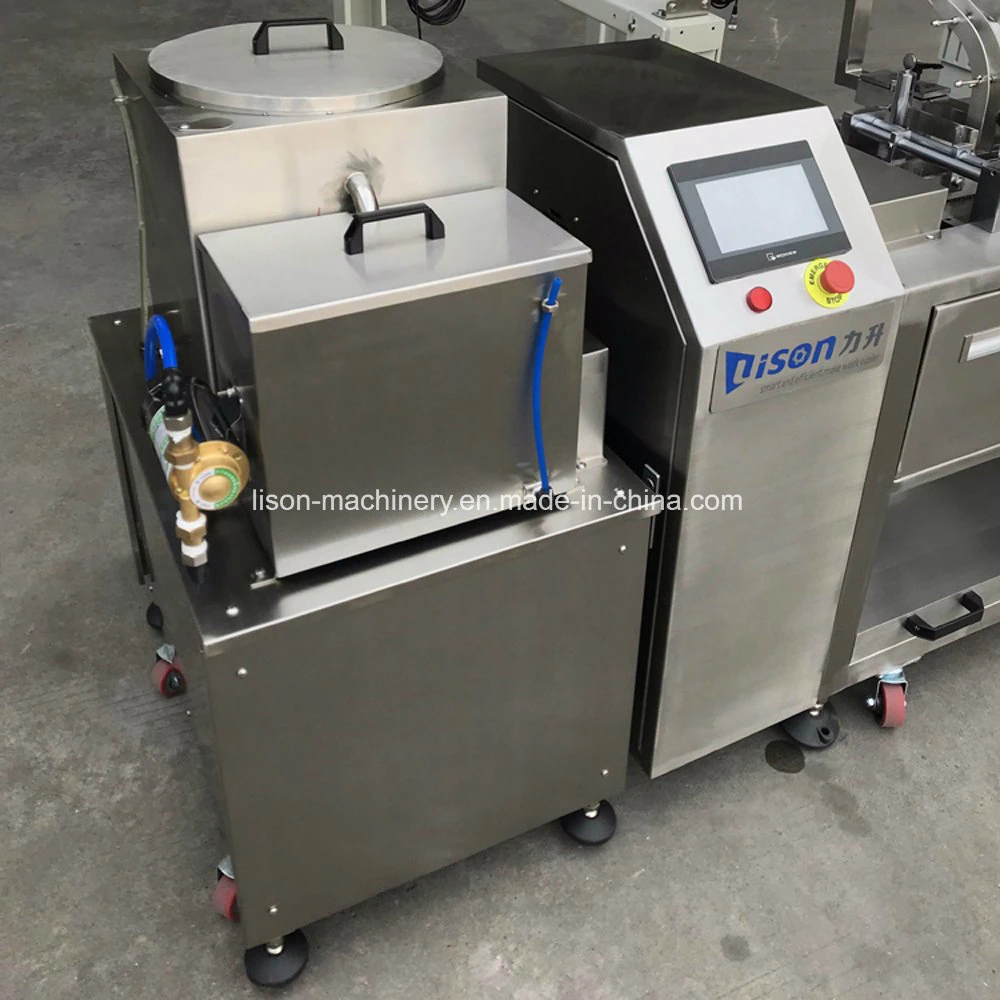 Ce Easy Setting Biscuit Sandwiching Machine with Conveyor