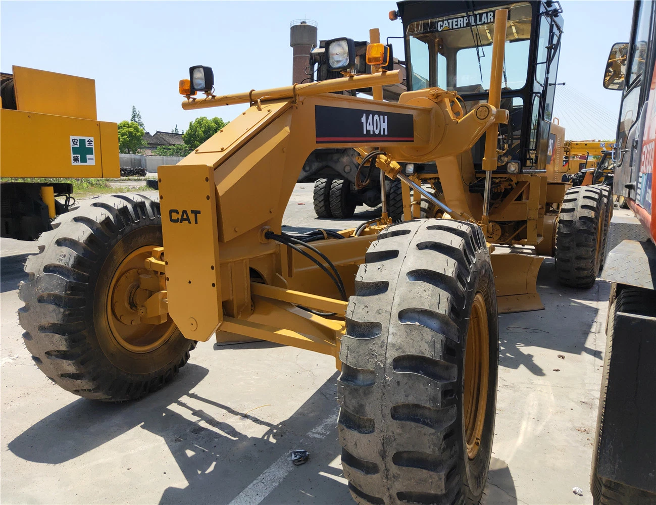 Secondhand Construction Machinery Cat 140h Used Caterpillar Motor Grader 140h