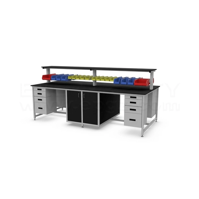 Wholesale Central Hospital School Furniture Workstation Antistatic Test Work Medical Labench Lab Table Equipment with Sink Steel Chemical