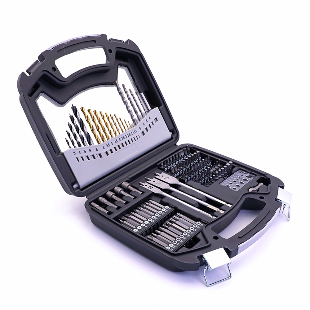 Drill Bit Set, 101-Piece Screwdriver and Drill Bit Set for Wood Metal Cement Drilling and Screw Driving, for Metal, Woods, Plastics