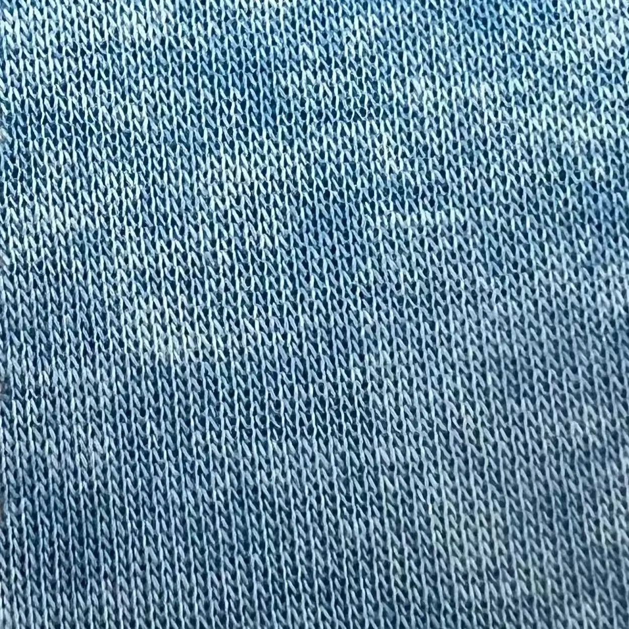 Elastic Acid Wash Snow Wash Gradient Effect Knitting Fabric for Tide Brand Shirts