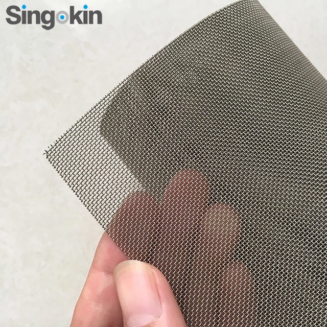 Food Quality Plain Weave 304 316 Stainless Steel Wire Mesh with Filter Screen