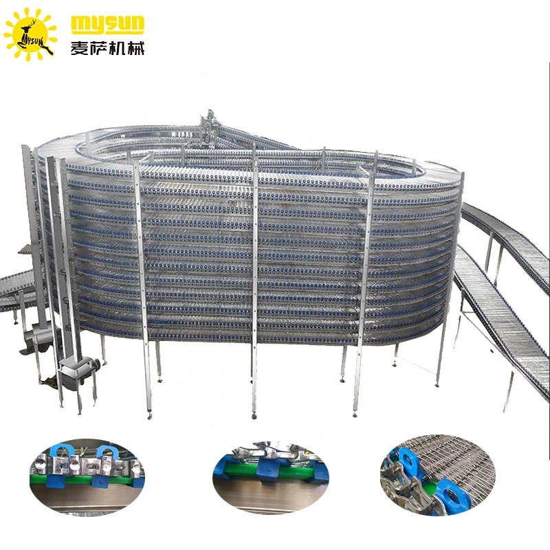 Bakery Factory Popular Food Processing Cooling Tower/Spiral Freezer Tower