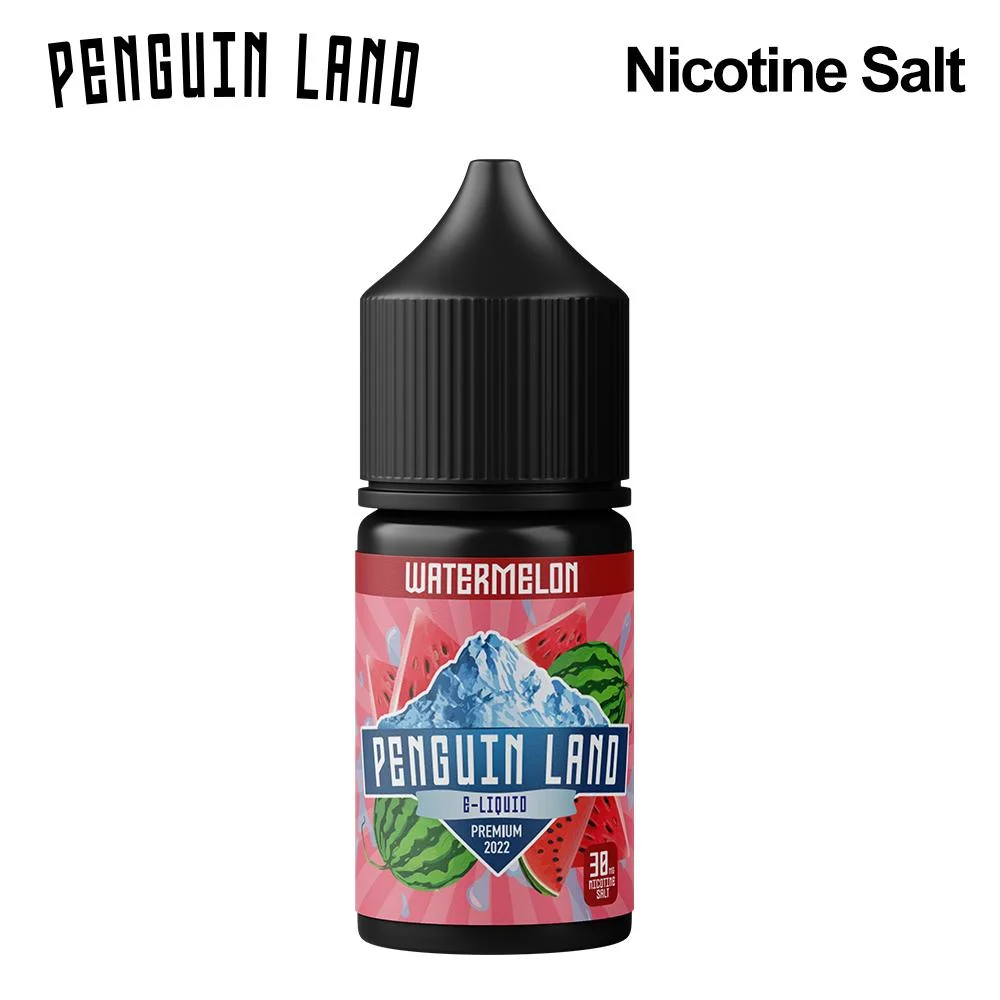 Penguin Land High quality/High cost performance Wholesale/Supplier OEM ODM Nicotine Salt E Liquid E Juice for Vape Fruits Series Strawberry Colamung Bean Mangoberries Peachlemon Honey Grap