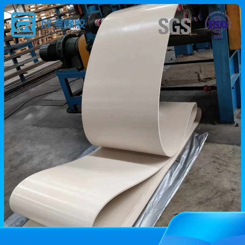 Rough Surface Washboard Pattern White Conveyor Belts for Sealing Machine