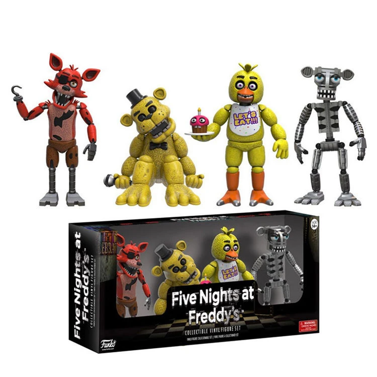 Custom 3D cinco noites no Freddy halloween horror figuras Brinquedos de jogos