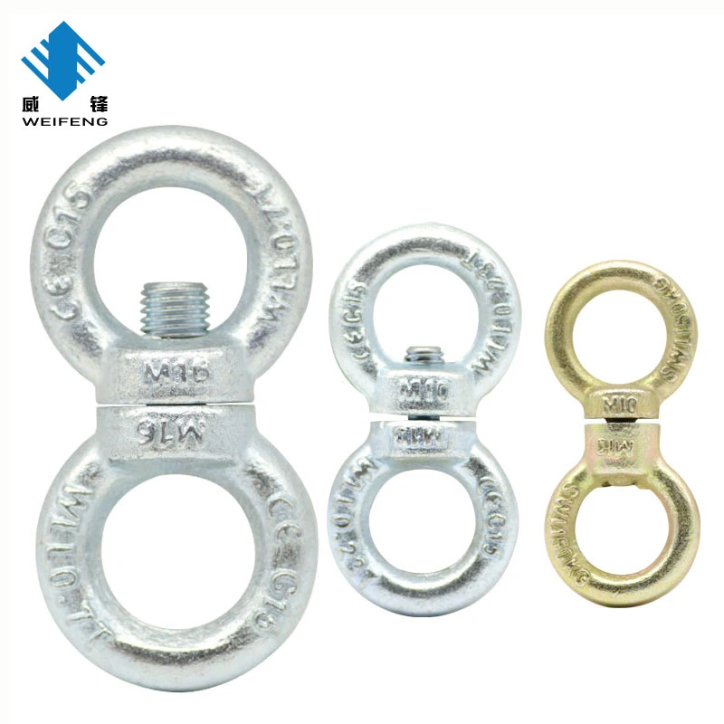 Low Price Q235 Zinc Plated Bulk Packing Rigging Heavy Duty Ring Nut