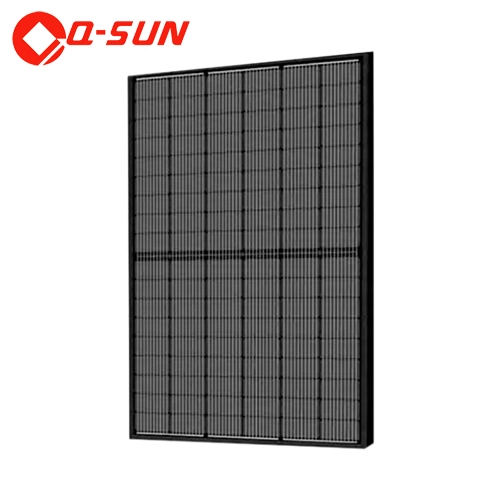 182mm Vollschwarze Solarpanel für gewerbliche/private Solaranlagen monokristalline Solarenergiespeicherung System