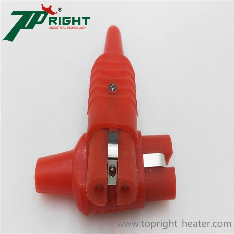 High Temperature European Silicone 35A Heater Plug & Porcelain Connector for Band Elements