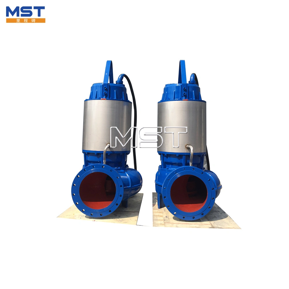 Non-Clogging Submersible Sewage Dirty Waste Water Drainage Pump Vertical Stainless Steel Sewage Submersible Sludge Pump Wq Submersible Cutter Grinder Pump