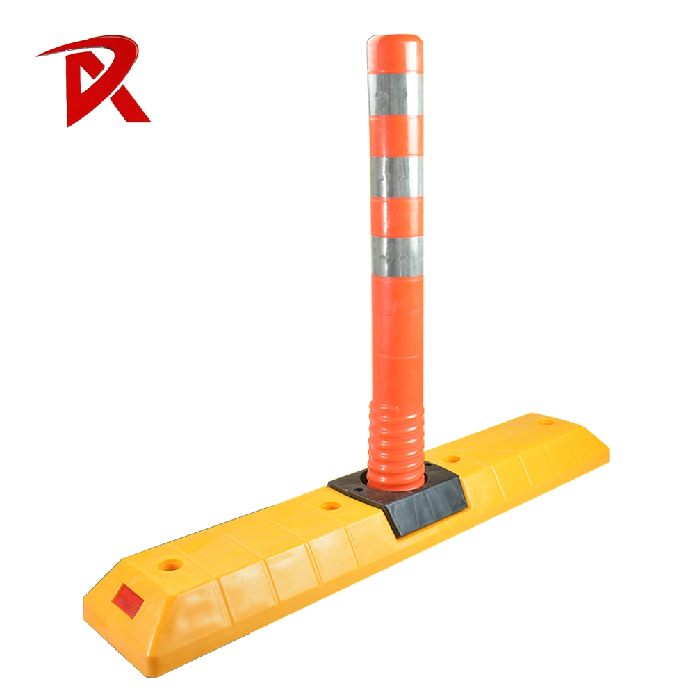 Road Flexible Delineator Post Lane Separator Base Reflective Bollards Traffic Post