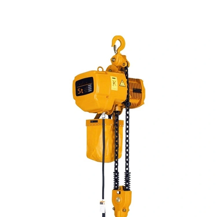 Wireless Remote Control Handle 5000kg Hand Chain Block Electric Hoist with High Speed