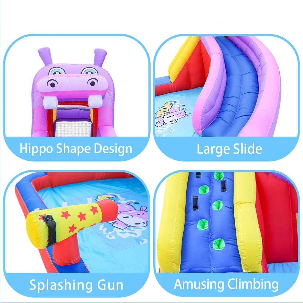 Children's Inflatable Water Slides with Slides Suitable for Outdoor Parties Amusement