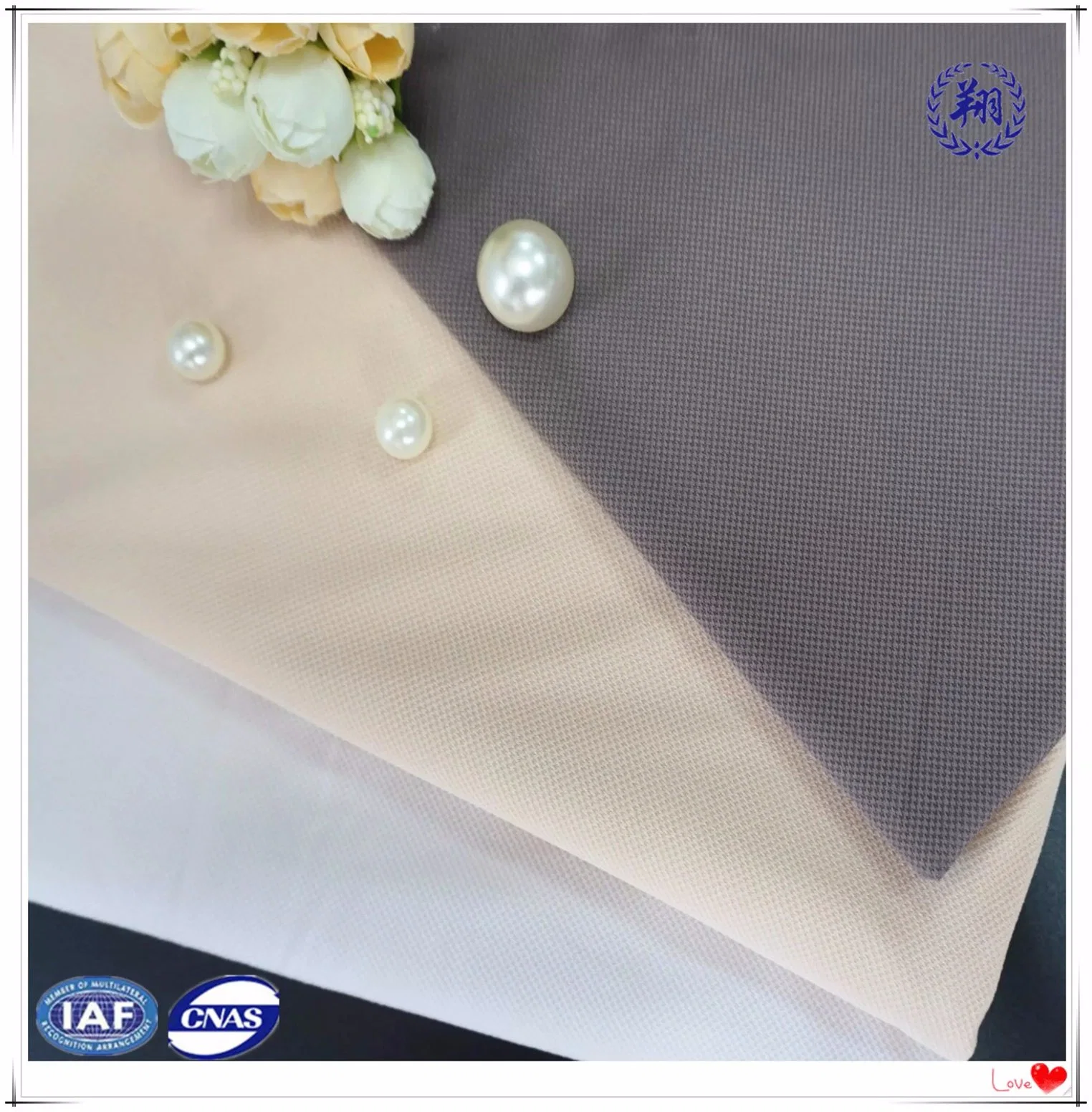Nylon Tricot Microfiber Jacquard Spandex Fabric for Underwear Fabric
