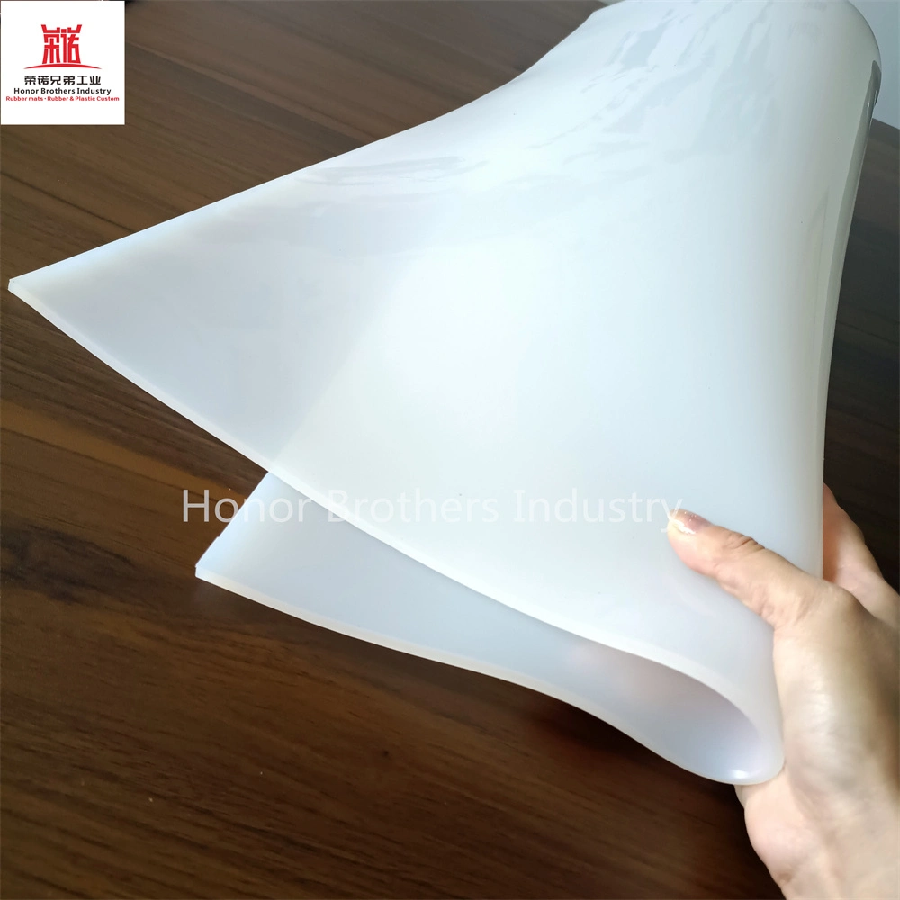 White Heat-Resistant Anti-Static Silicon Plate High-Temperature Resistant Silicone Rubber Sheet