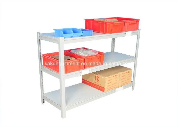 Warehouse Storage Steel Slotted Angle Light Duty Shelf