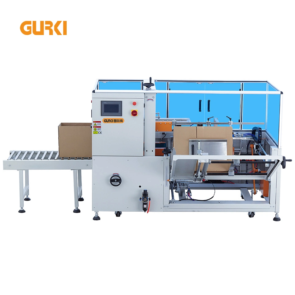 Full Automatic Paper Carton Case Box Erector Erecting Forming Machine