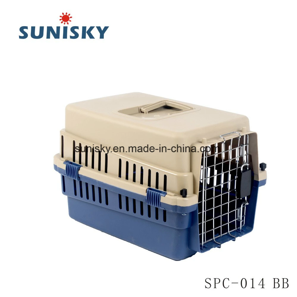 Pet Product Pet Carrier Air Transport Pet Cages for Travelling and Outdoors Spc-014 Bb