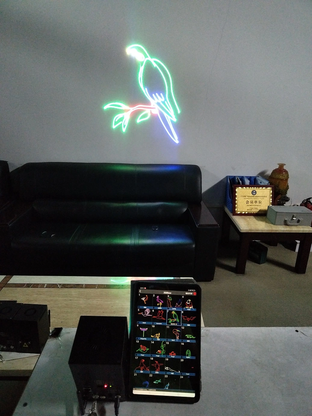 Mobile Dimmable RGB Multiclor DMX Laser Lighting for Stage Karaoke Nightclub