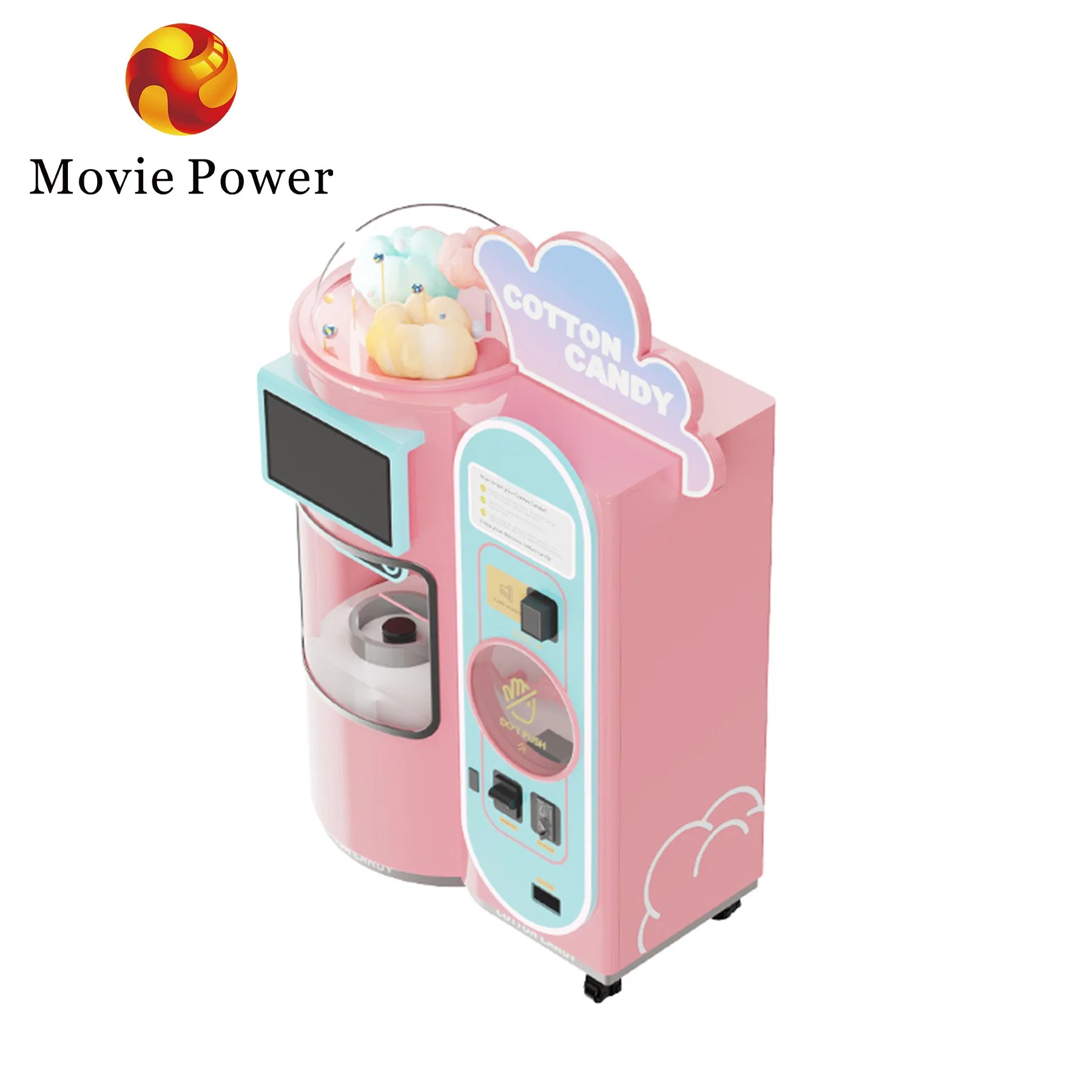 Новый стиль полностью автоматический коммерческий Cotton Candy Flairy Floss Vending Изготовление машины