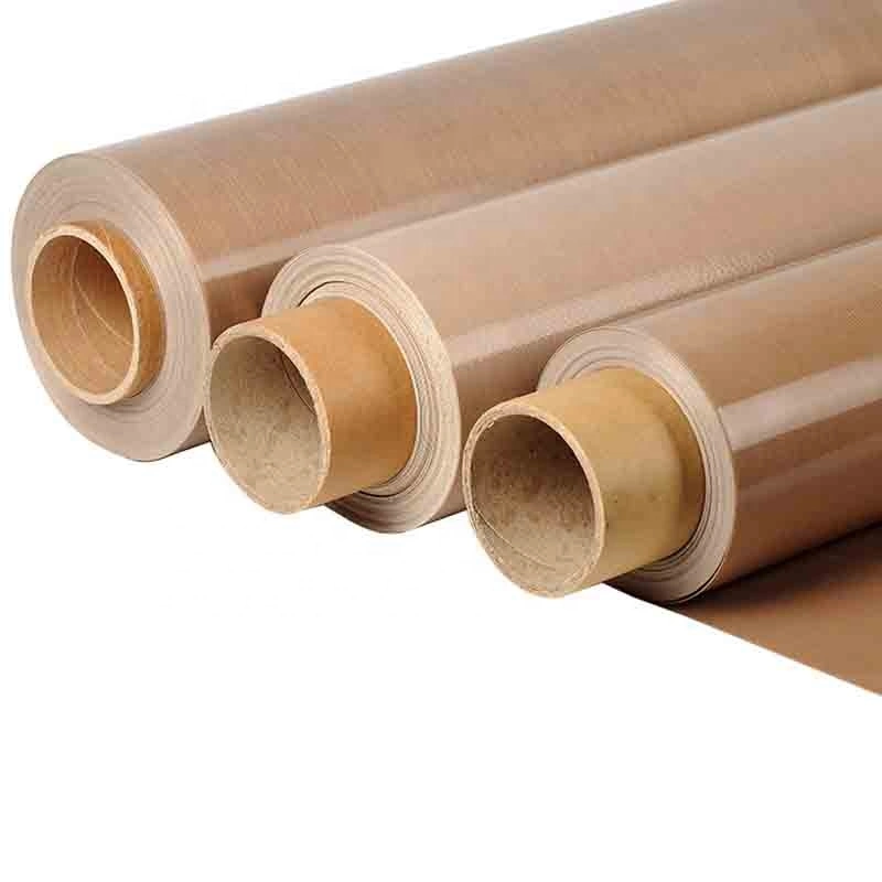 Non-Stick Thermal Insulation PTFE Fiberglass Fabric for Packaging Machine Heat Resistant Liner or Conveyor Belt Factory Direct Sale