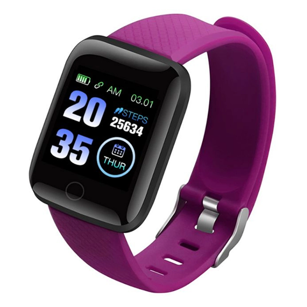 Amazon Hot Selling Smart Watch 116 Plus Wristband Blood Pressure Sport Wristband Fitness Smartwatch