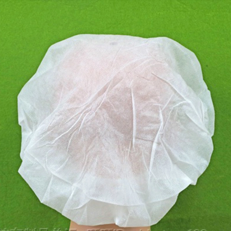 Non Woven Polyethylene Diposable Customized Hair Cover Bouffant Cap