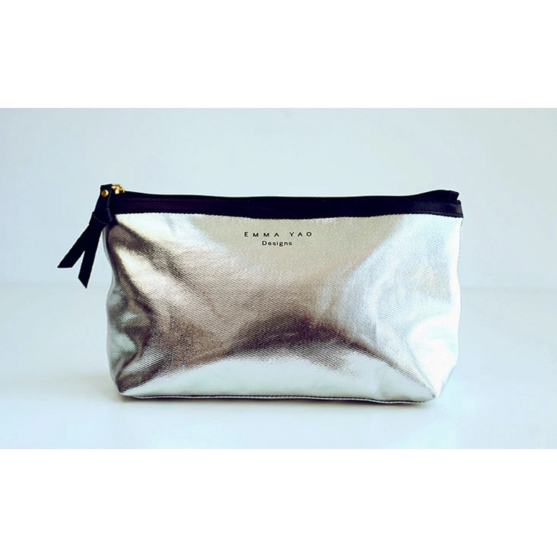 Sac à cosmétiques Fashion Silver de haute qualité pour femmes