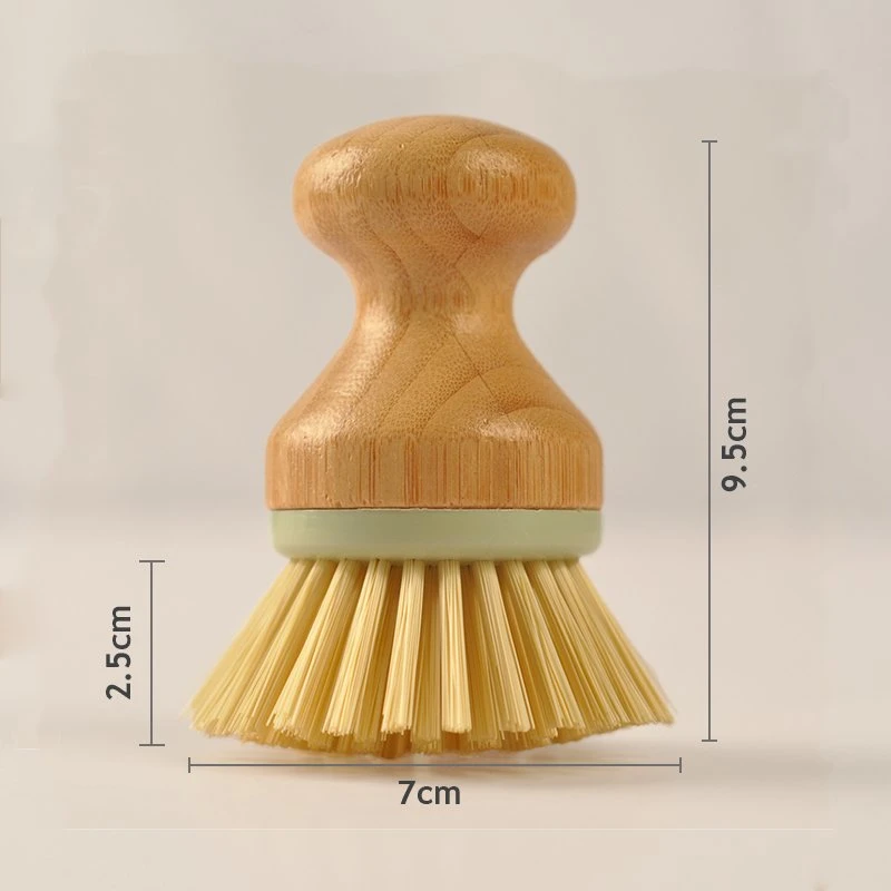 Eco-Friendly Natural Bamboo Sustainable Pot Dish Brush Scrub Brush