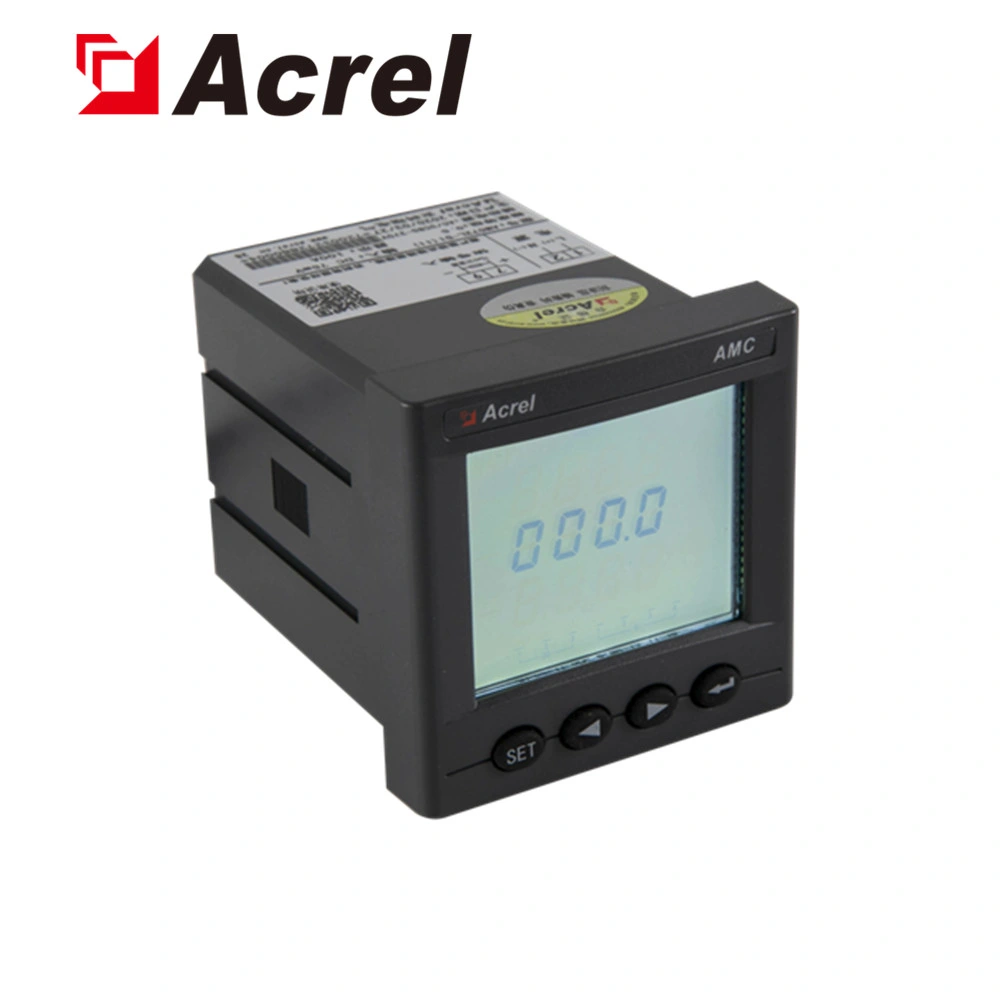 Acrel Amc72L-Di/M LCD programmierbarer Shunt-Eingang DC-Solarameter mit Analog 4-20mA