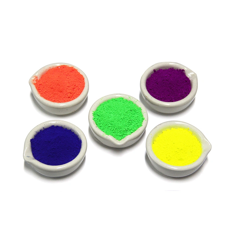 Pigmento fluorescente UV mudança de cor sob ultravioleta