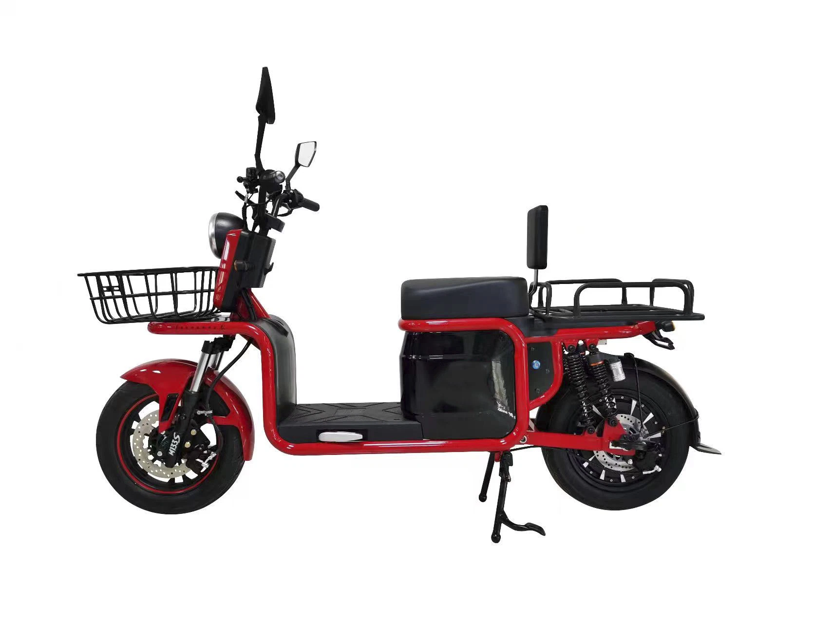 90/90-12 Tire Size Large Capacity Basket Disc Brake Hot Selling Fashion Multicolored New Model Adult Electric Scooter