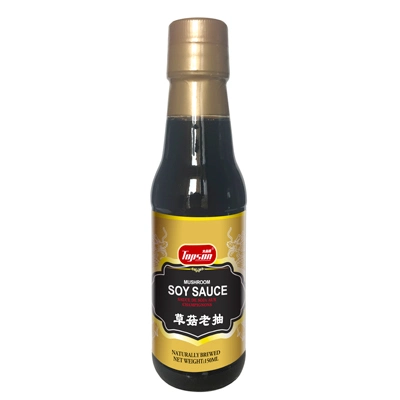 Mushroom Dark Soy Sauce 250ml in Glass Bottle