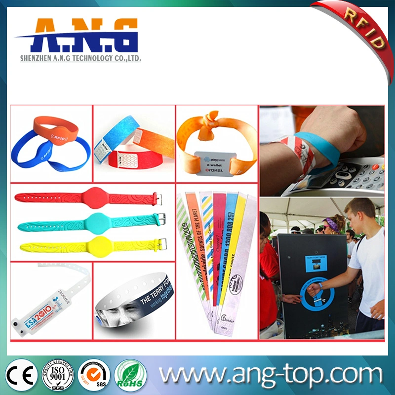 O leitor de RFID pulseiras de Silicone pulseiras RFID resistente